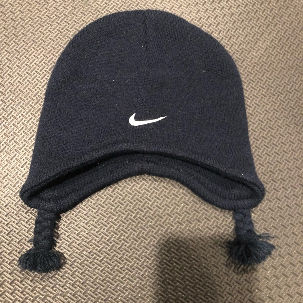 NWT NIKE boys toddler blue winter cap hat